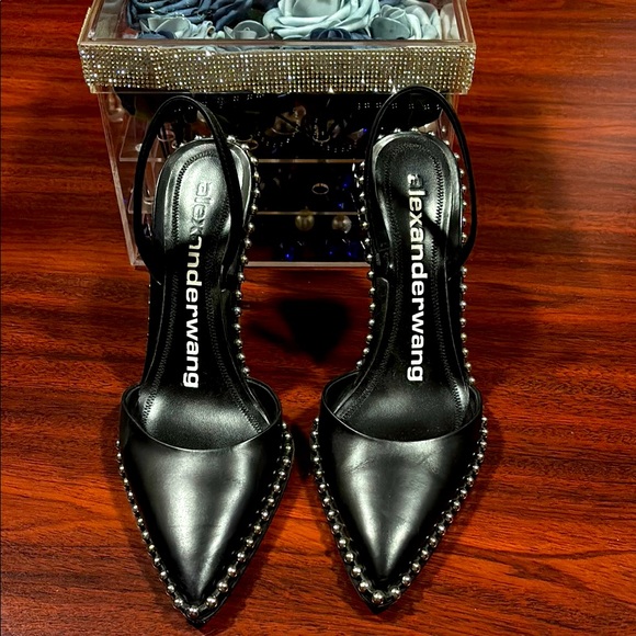 Alexander Wang Shoes - Alexander Wang Black Heeled Shoes Elegant Design